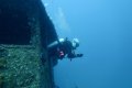 Wreck diving.