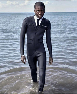 Thom Browne's wetsuit