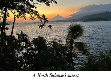 A North Sulawesi sunset