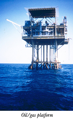 Oil/gas platform