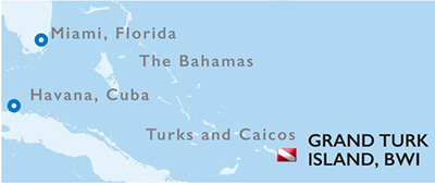 Grand Turk Island, BWI - Map